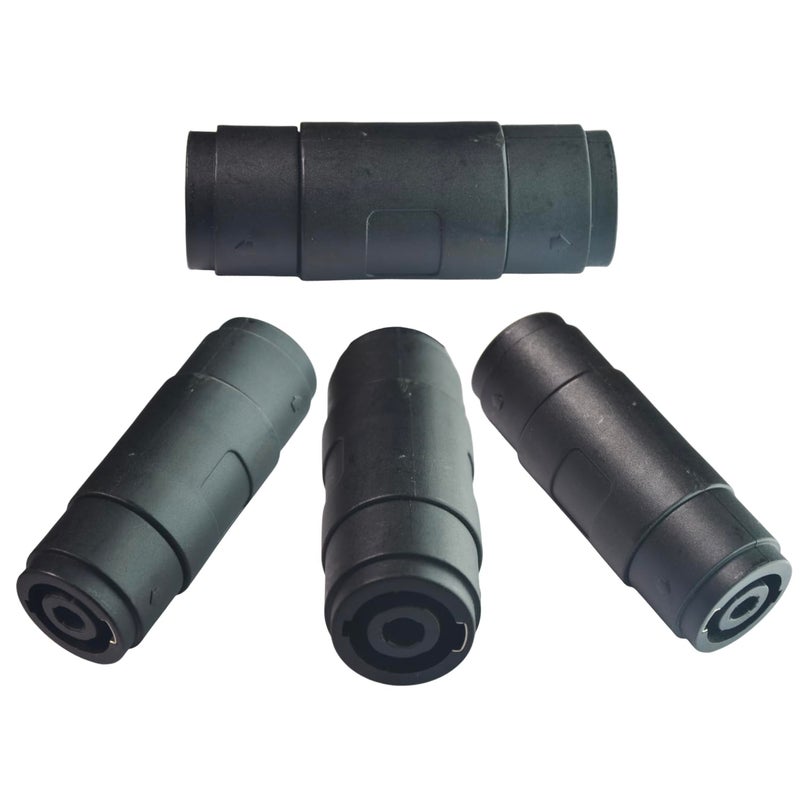 CESS 4Pin Speaker/Amp Speakon Female to Female Plug Jack Straight Coupler Cable Connector (4 Pack) - Image 3